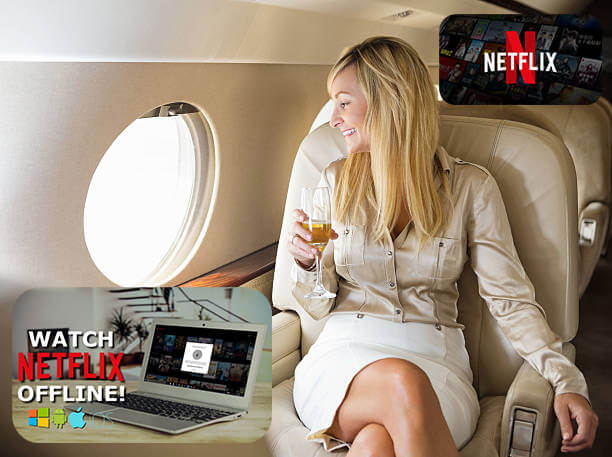 Watch Netflix on a AirPlane
