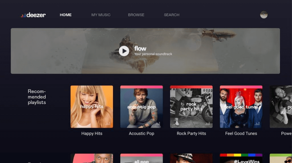 поиграй в deezer на firestick