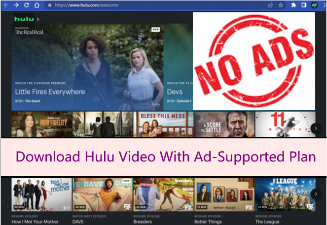 muat turun video hulu dengan pelan yang disokong iklan