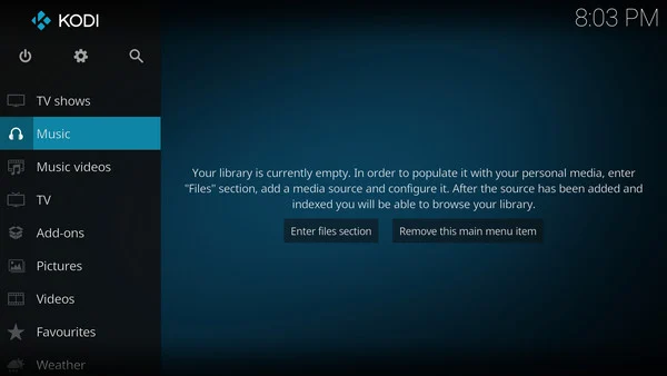 add amazon music to kodi
