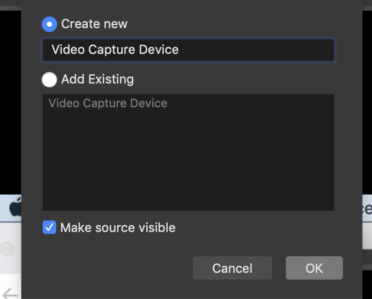 display capture on OBS Mac