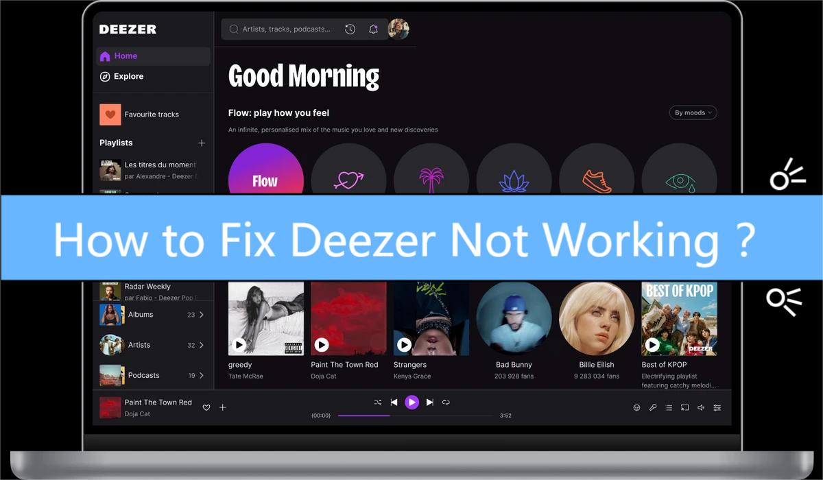 fix deezer nem működik