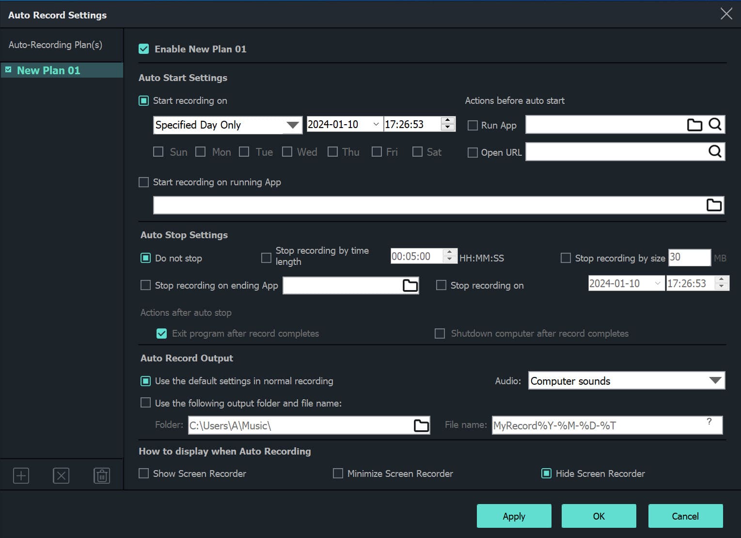 Screen Recorder Guide