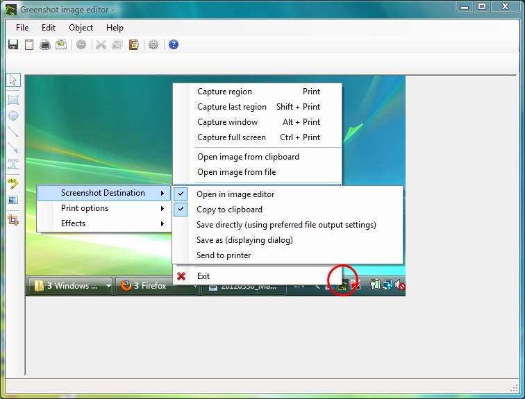 أداة لقطة شاشة مجانية لنظام التشغيل Windows
