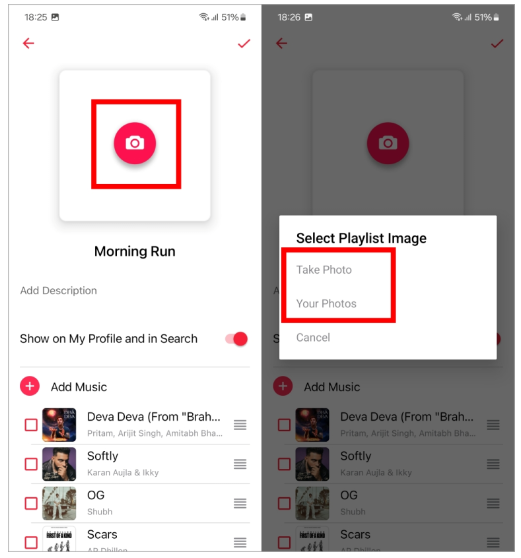 change playlist cover of apple music on android