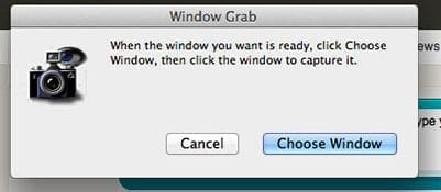 choose window in grab