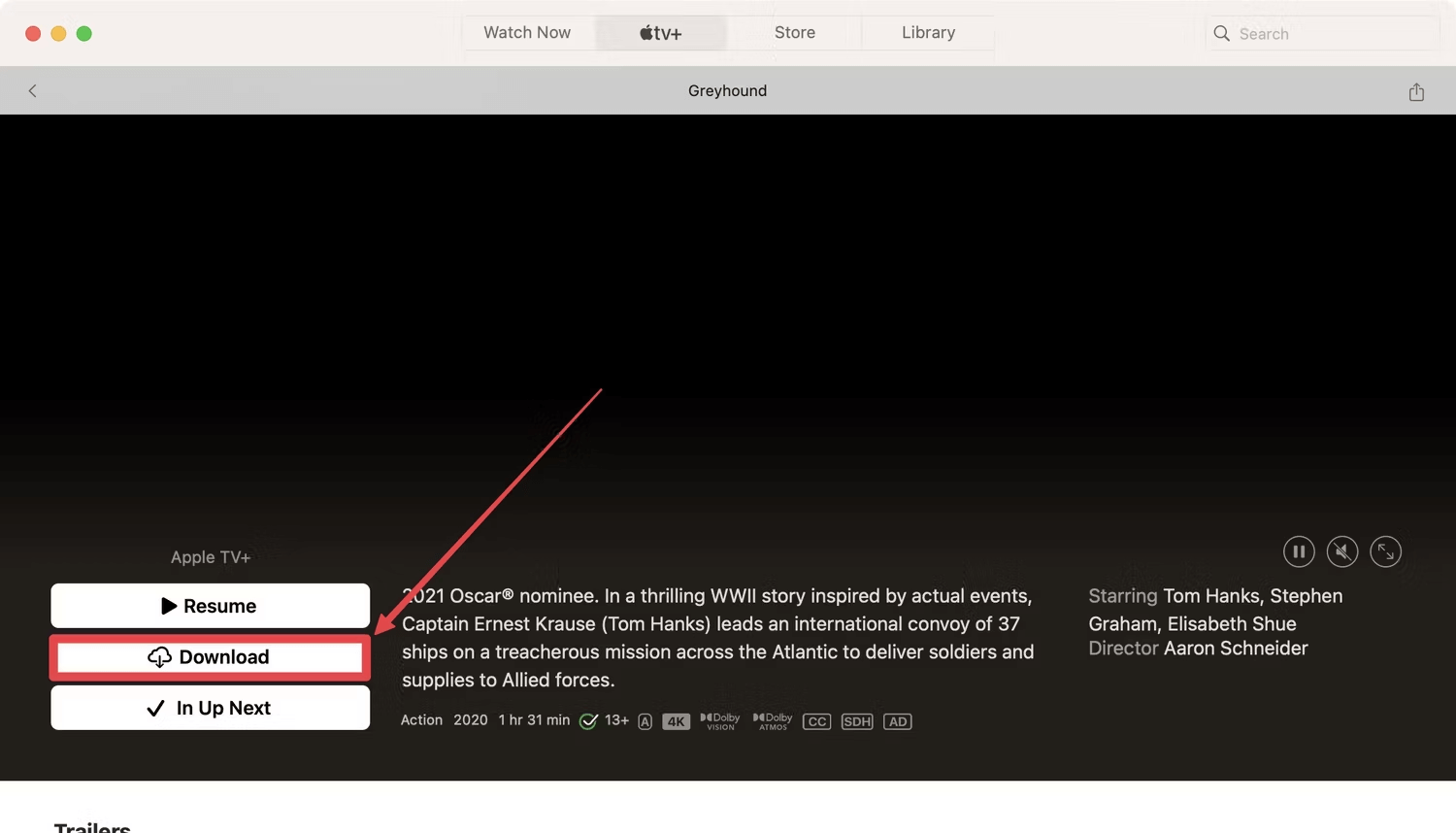 Apple TVの映画をMacにダウンロードする