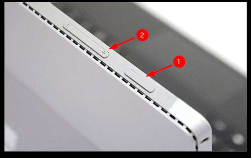 screenshot on Microsoft Surface