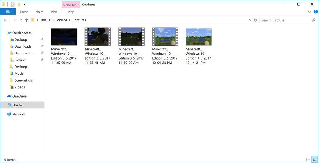 output screenshots on game bar