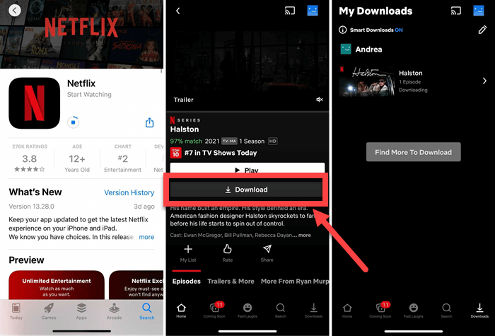 muat turun filem netflix ke telefon