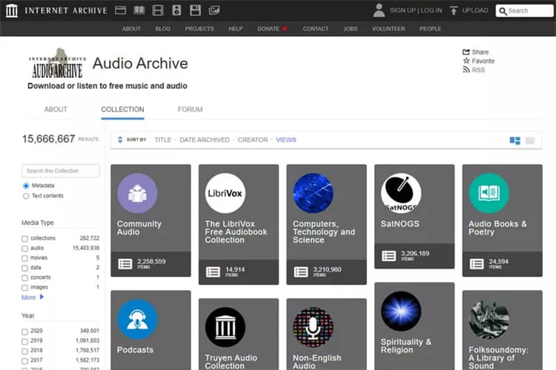 miglior sito di film: Internet Archive