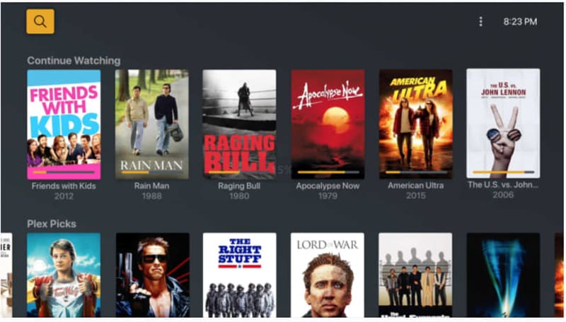 melhor site de filmes: Plex