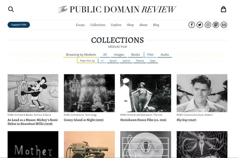 beste filmsite: Public Domain Torrents