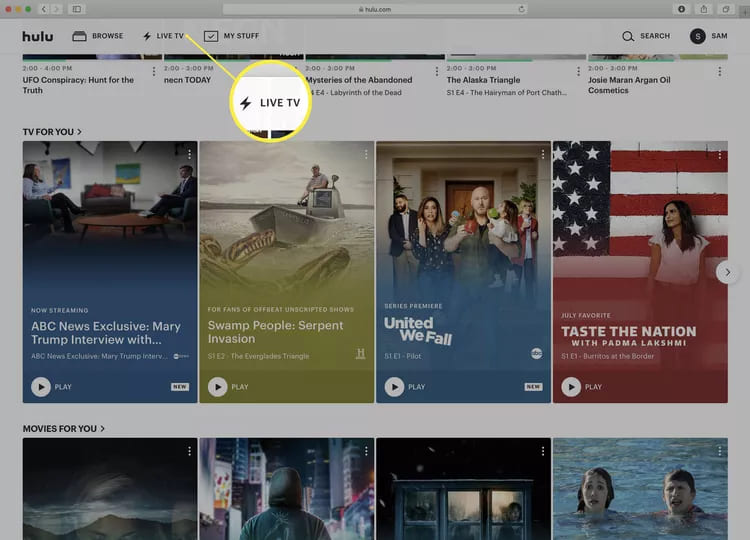 Hulu live tv