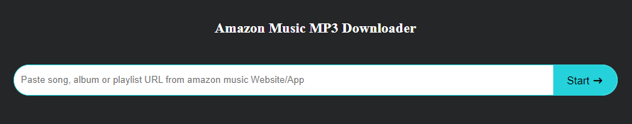 online Amazon Music Downloader