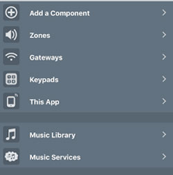 aggiungi servizio sull'app nuvo player