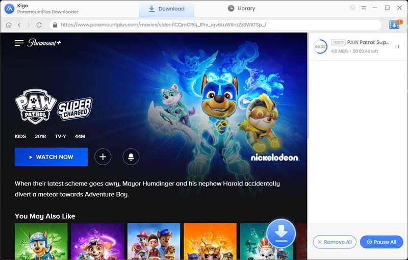 Kigo Paramount Plus Downloader