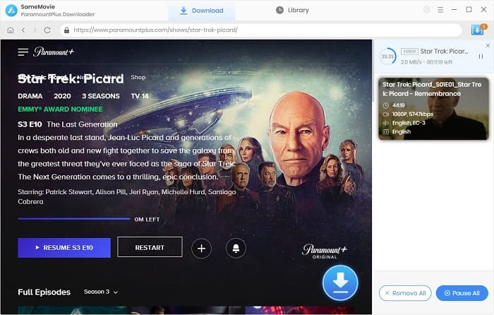SameMovie Paramount Plus Downloader