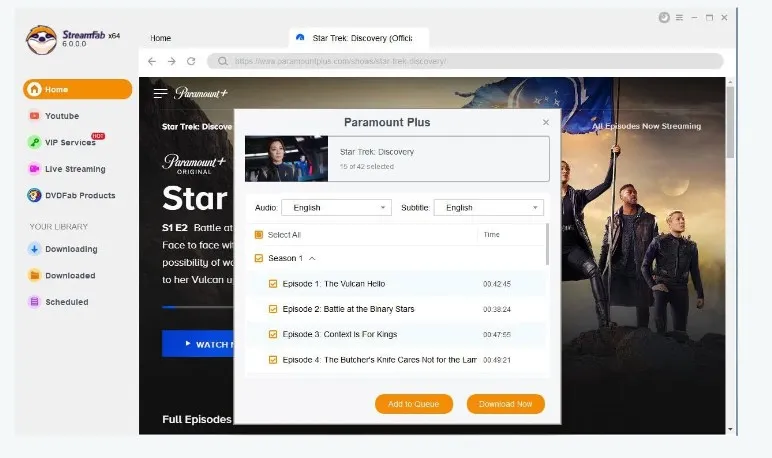 SteamFab Paramount Plus Downloader
