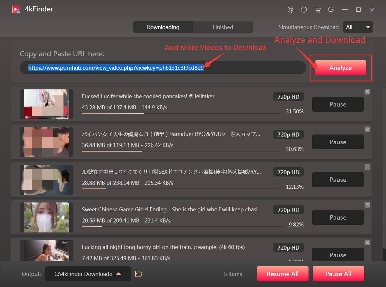batch download PornHub video