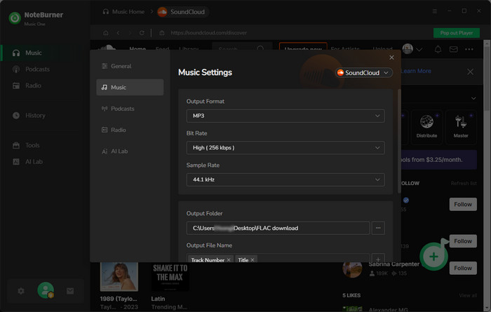 NoteBurner SoundCloud Music Converter