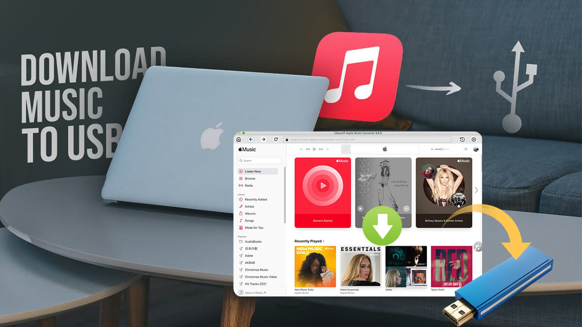Download Apple Music to USB Flash Drive