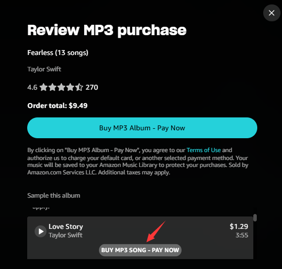 buy drm free music on Amazon Music