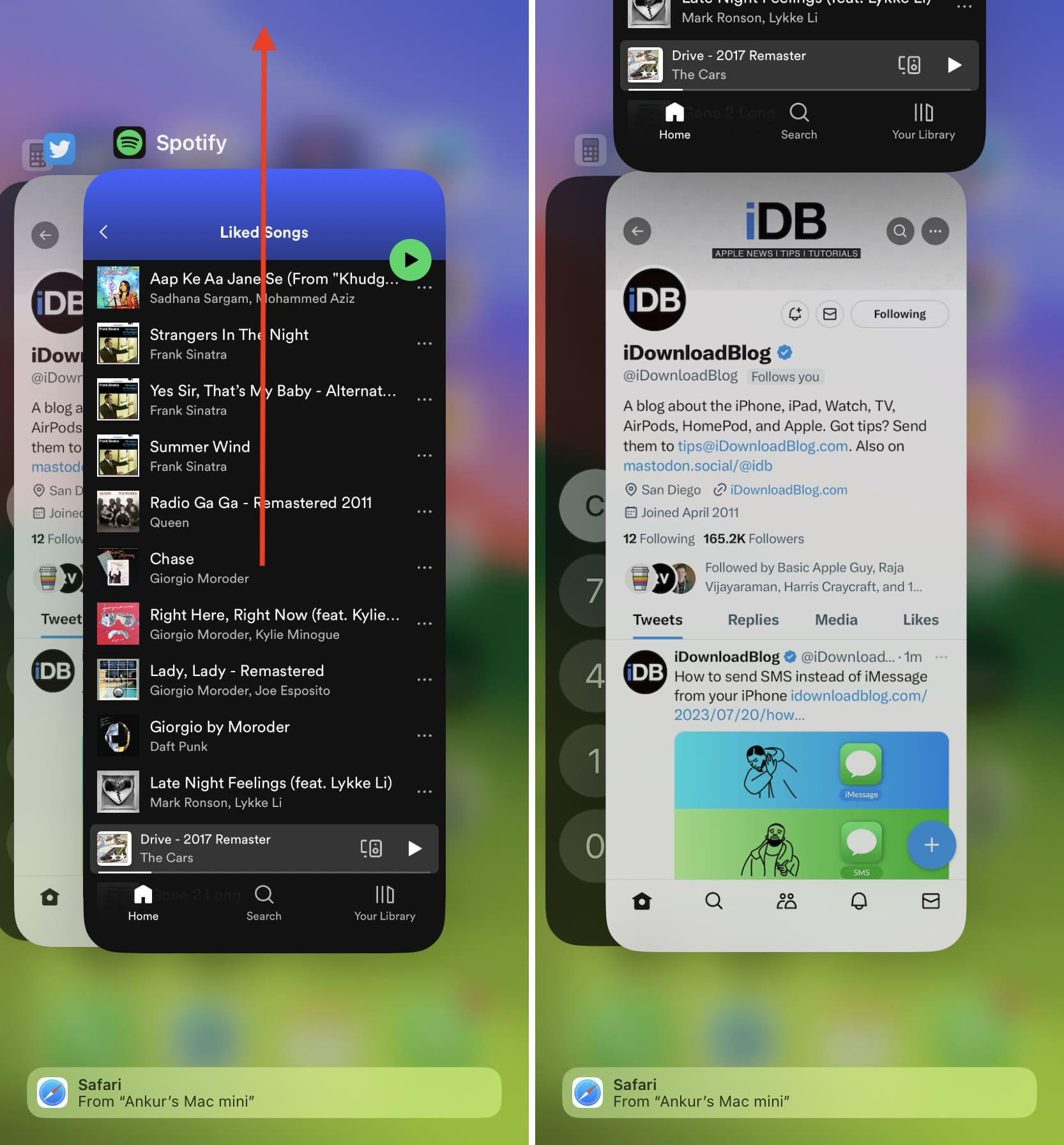 fix Spotify search not working - force quit Spotify app