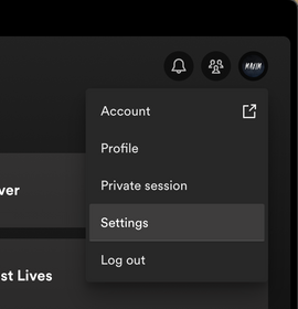 spotify settings mac