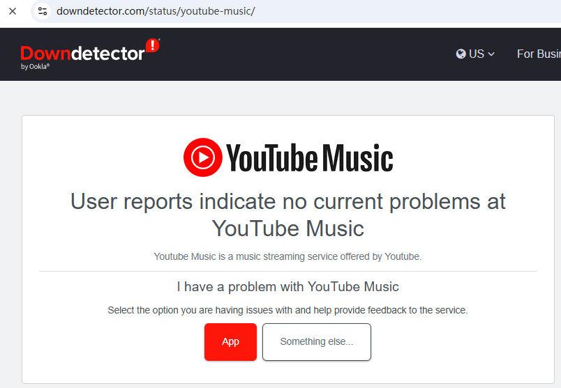 check YouTube Music server