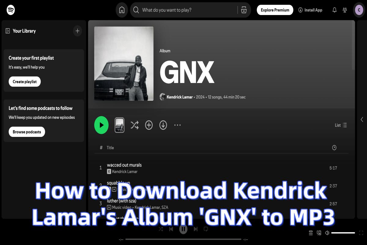 kendrick lamar's album gnx