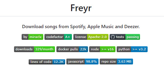 Best Online Apple Music Playlist Downloader - GitHub Freyr
