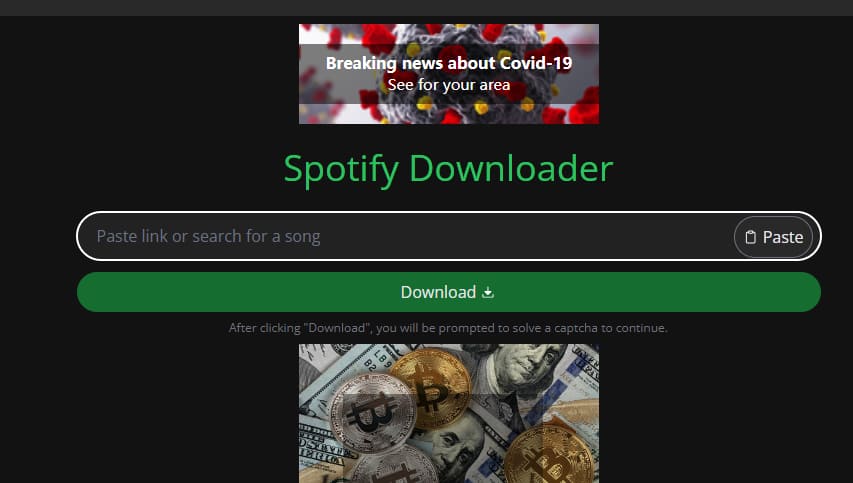 online Spotify downloader - SpotiDownloader