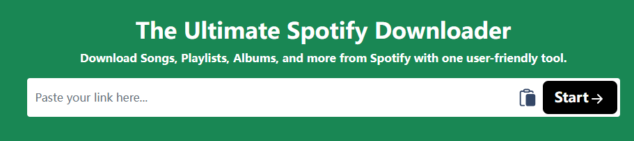 online Spotify downloader - Spowload