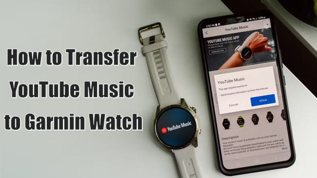 Transfer YouTube Music to Garmin Watch