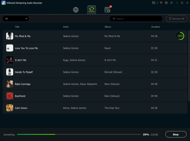 ViWizard Streaming Audio Recorder