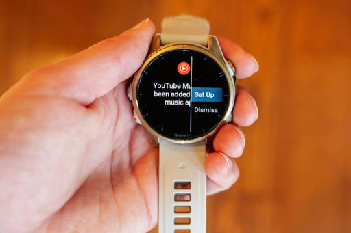 set up YouTube Music on Garmin