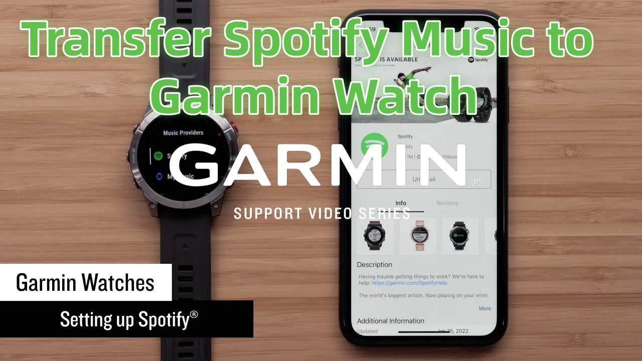 transfer spotify to garmin watch