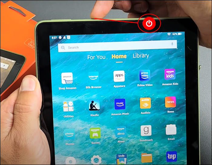 restart fire tablet