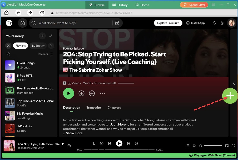 add spotify podcasts