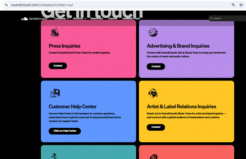 SoundCloud Help Center