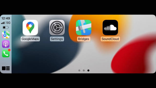 click SoundCloud on Apple CarPlay