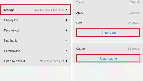 clear SoundCloud App cache on Android