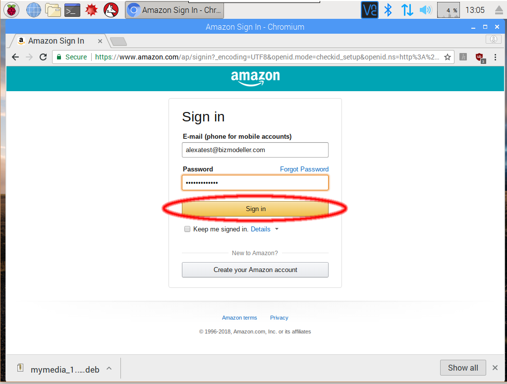link My Media to Amazon account