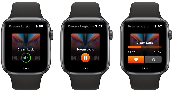 open SoundCloud on Apple Watch