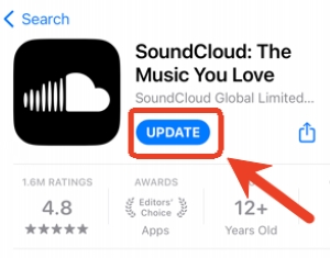 update SoundCloud app
